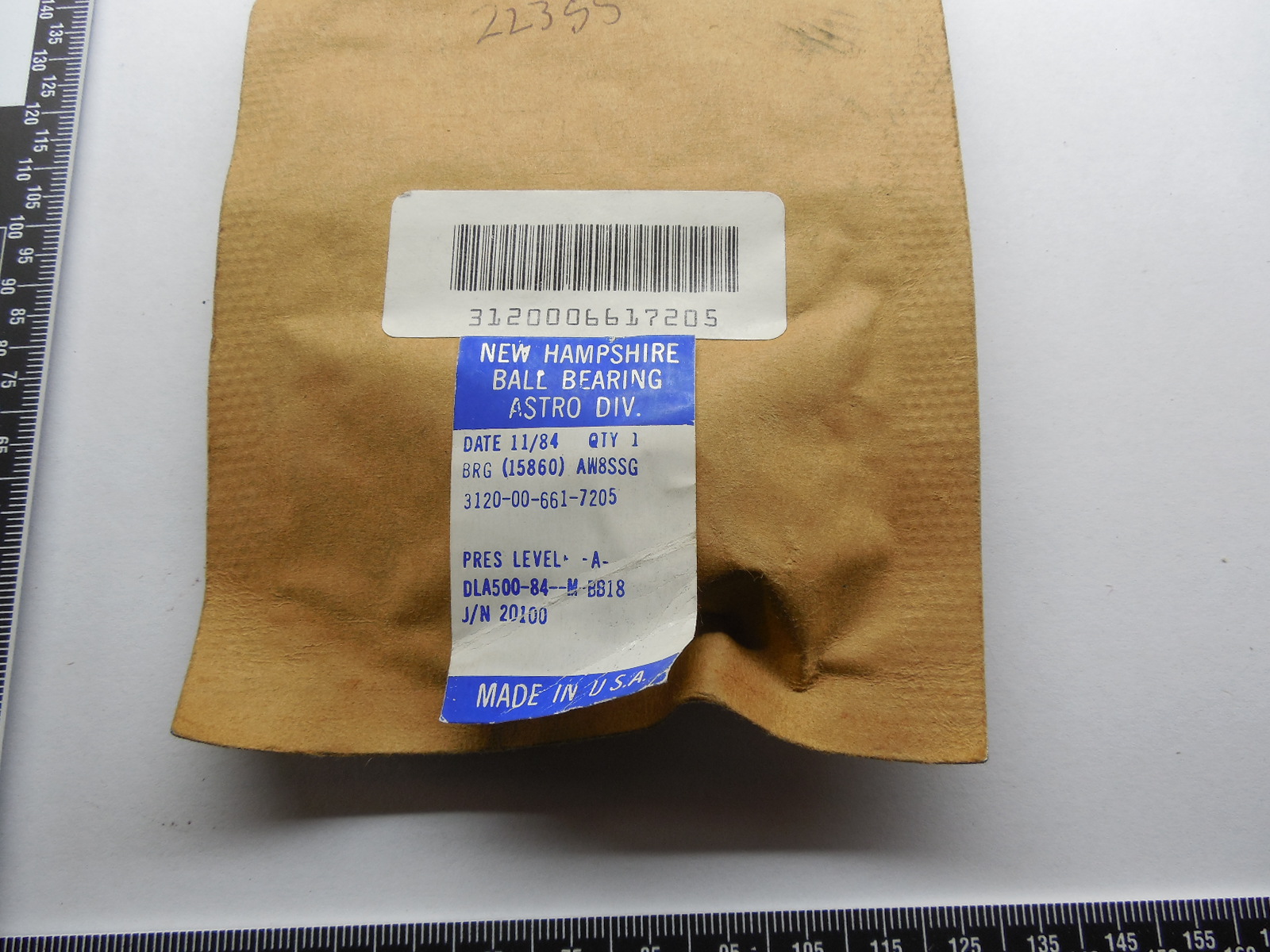 WS-8 BEARINGS