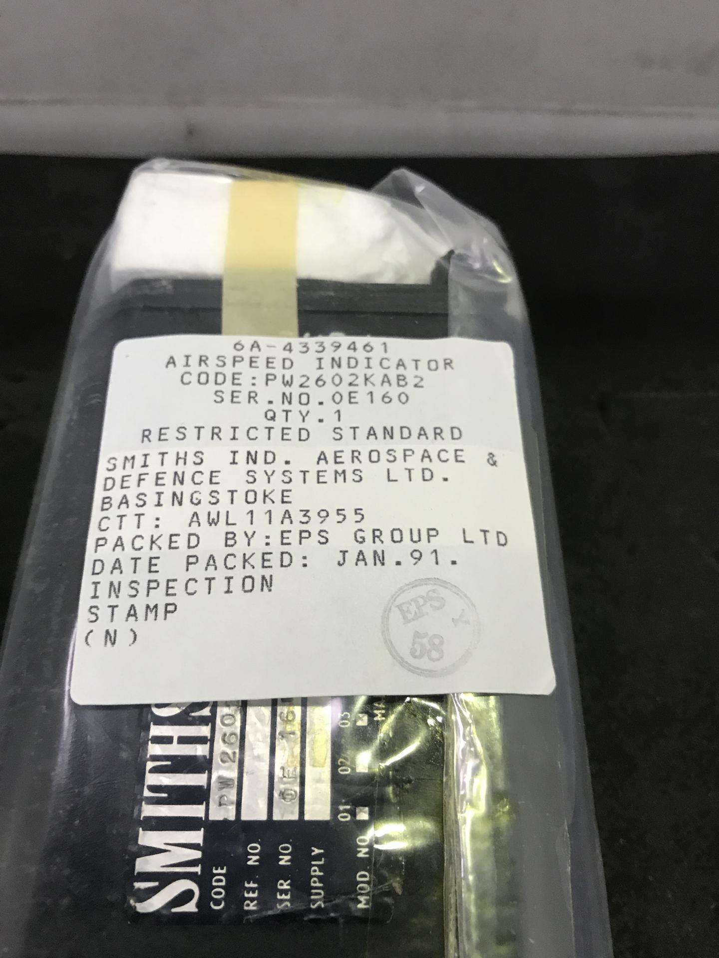 PW2602KAB2 AIRSPEED INDICATOR