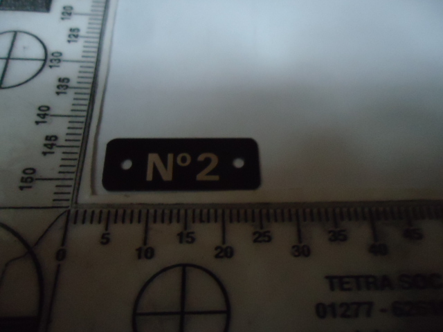WG1380-0207-101 LABEL NO 2