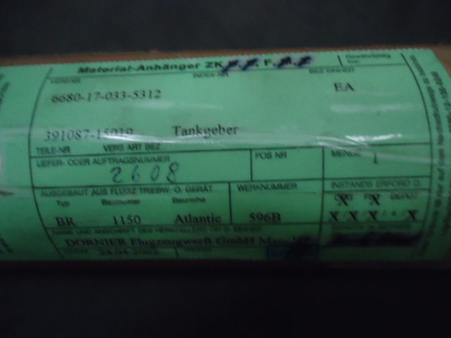 391087-15019 TANK UNIT