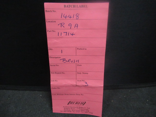 11714 BRUSH;ELECTRICAL CONTACT