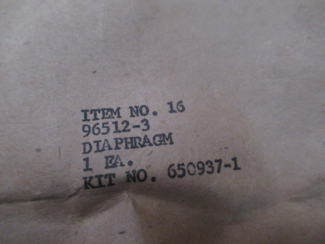 96512-3 DIAPHRAGM ASSEMBLY