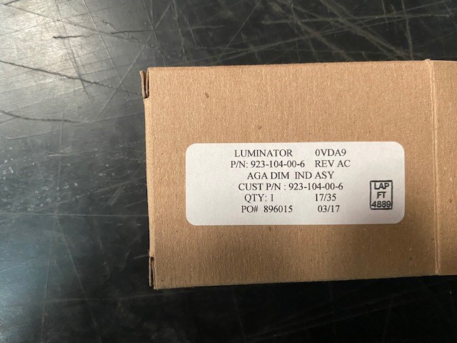 923-104-00-6 LIGHT;PANEL