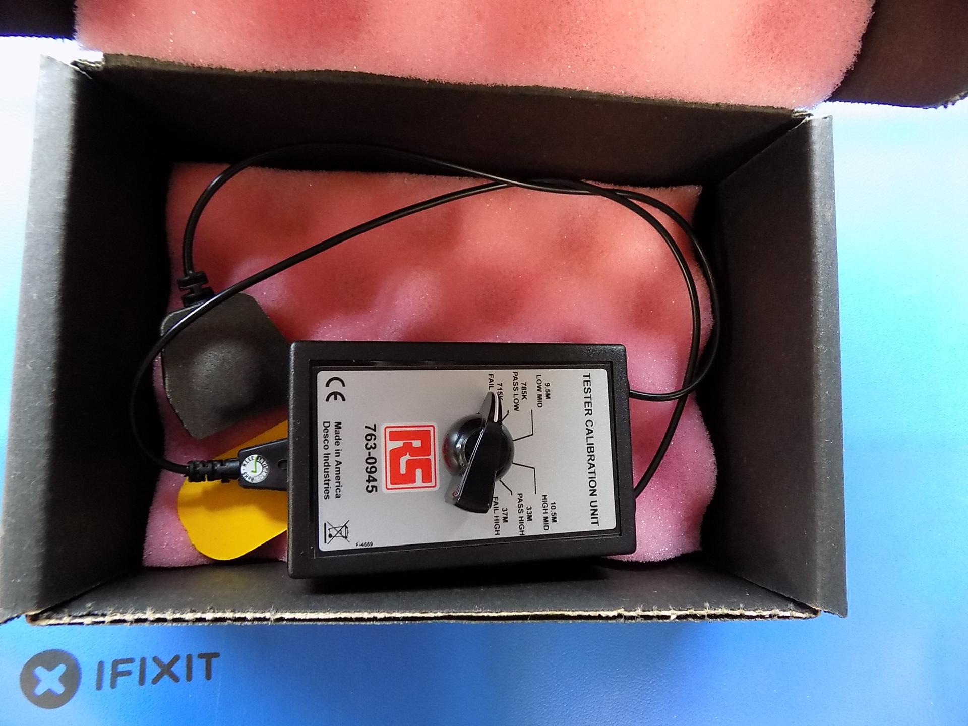 763-0945 RS PRO WRIST & FOOT ESD TESTER