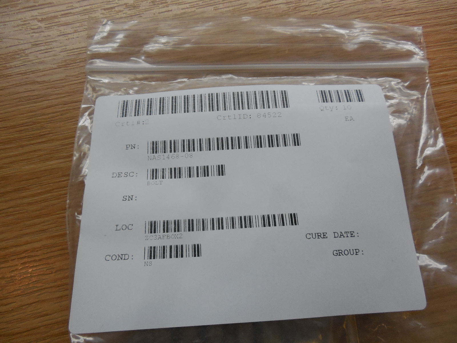 NAS1468-08 PIN-RIVET (LOCKBOLT)