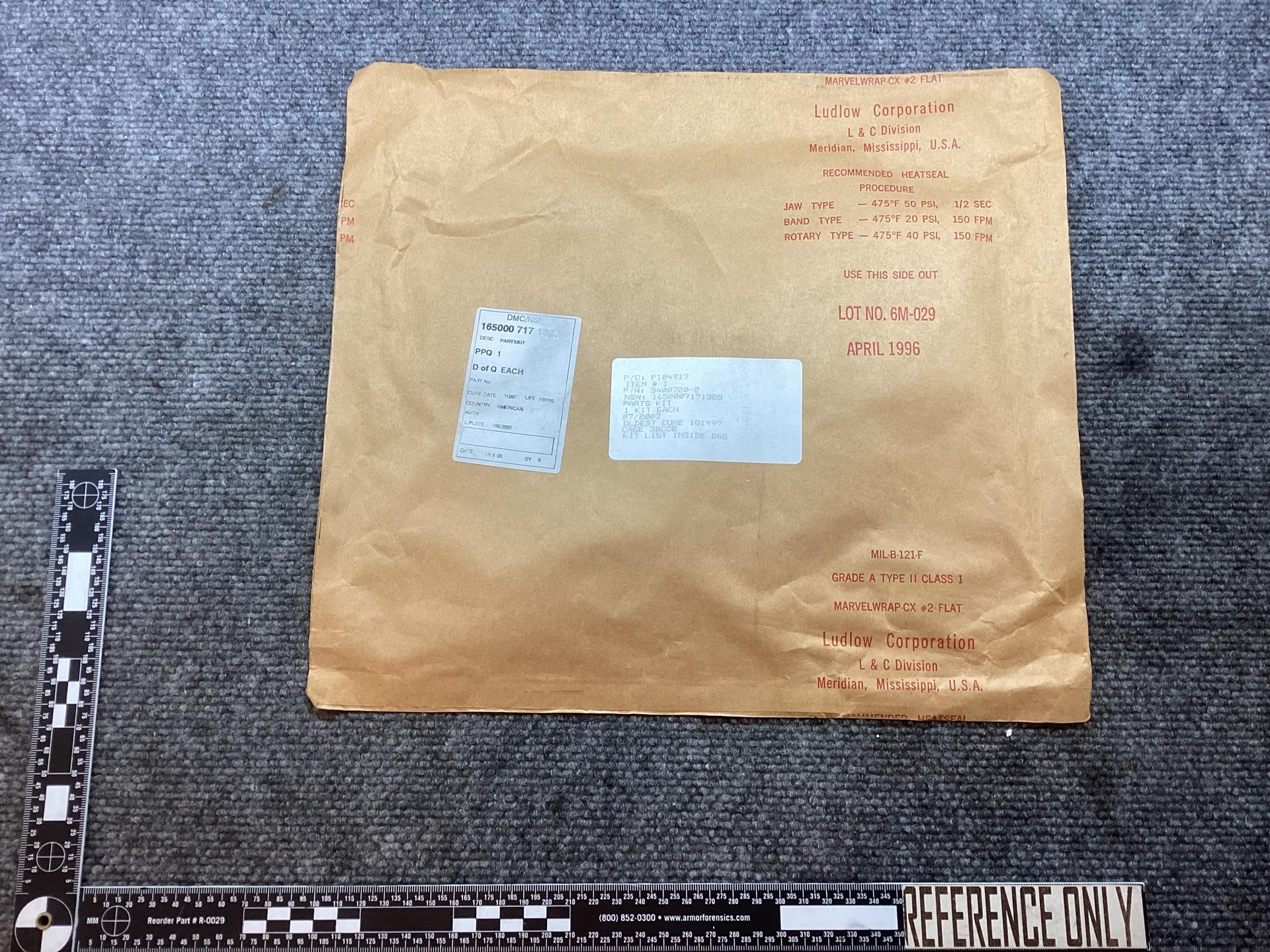 3400720-2 PARTS KIT; LINEAR ACTUATING CYLINDER ASSEMBLY