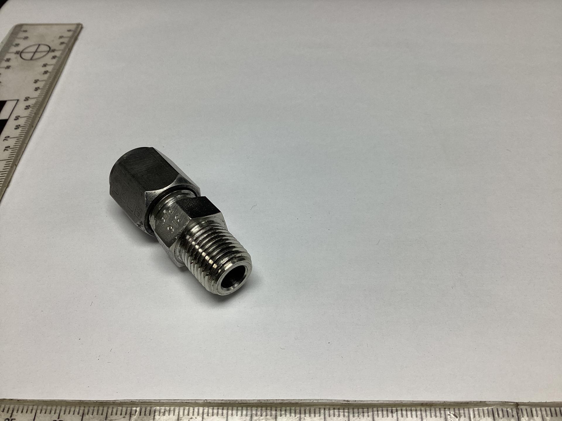 6MSC4N-316 ADAPTER;STRAIGHT;PIPE TO TUBE
