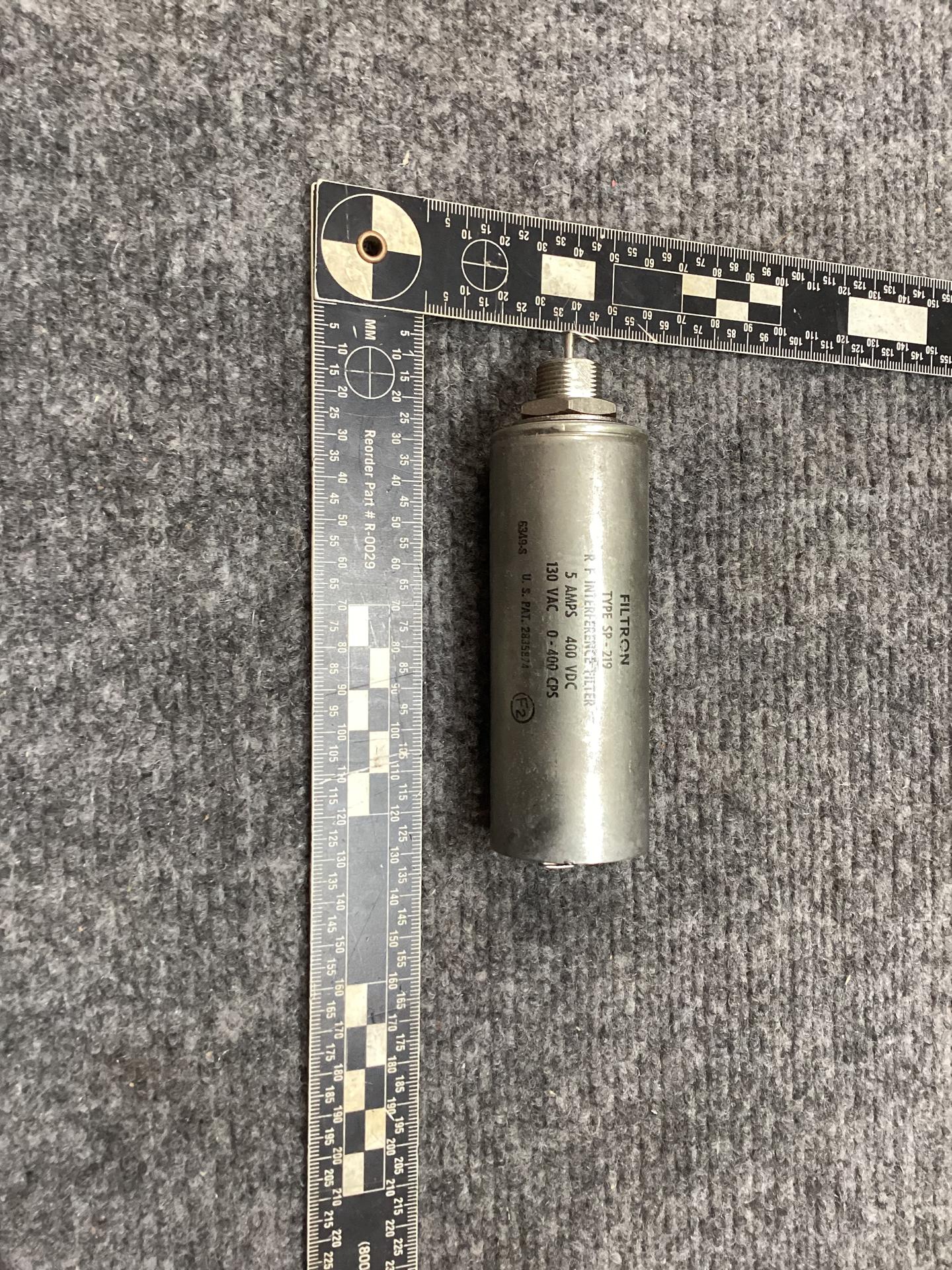 SP219 FILTER;RADIO FREQUENCY INTERFERE