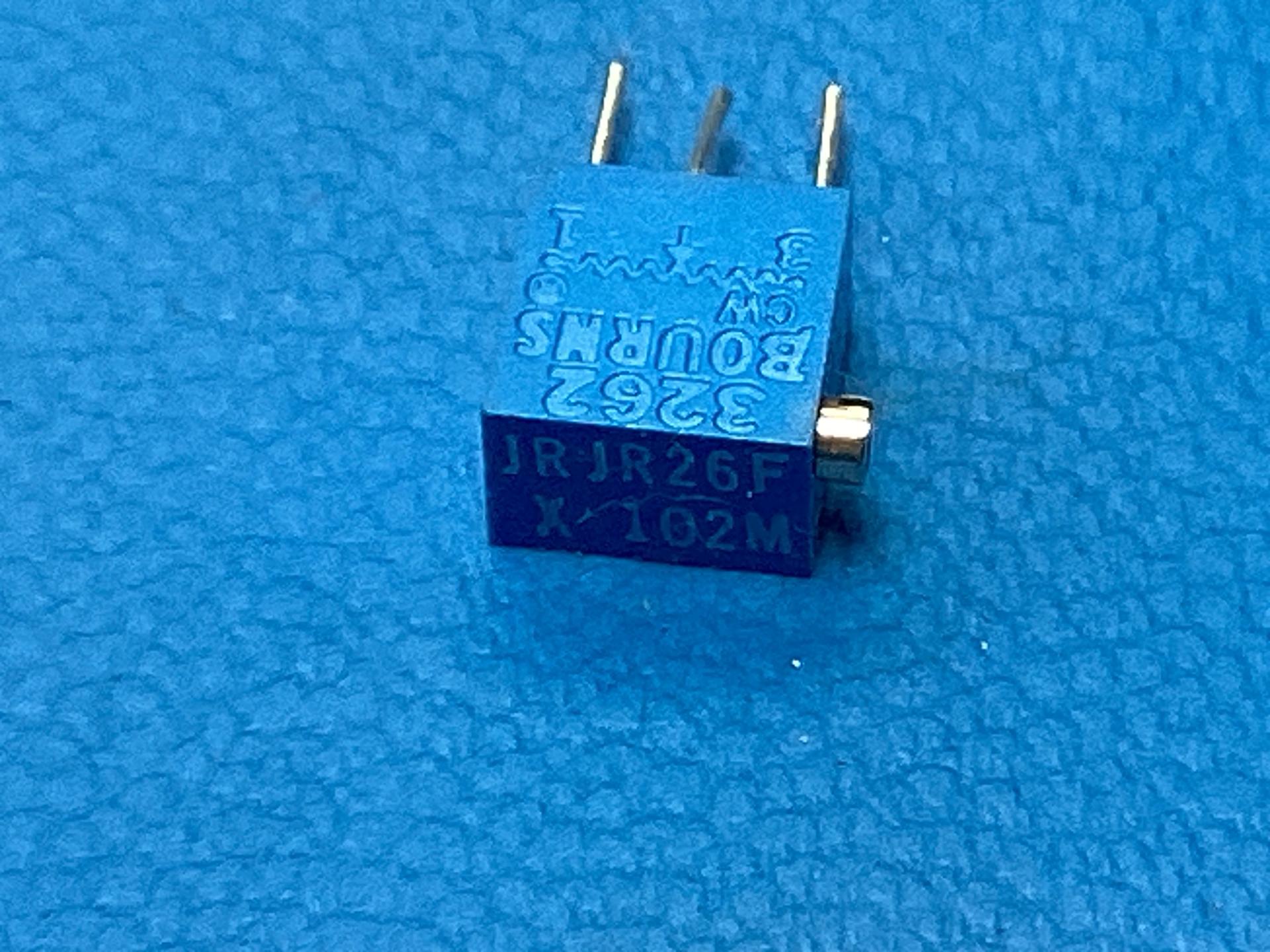 RJR26FX102M RESISTOR; VARIABLE; NONWIRE WOUND; NONPRECISION