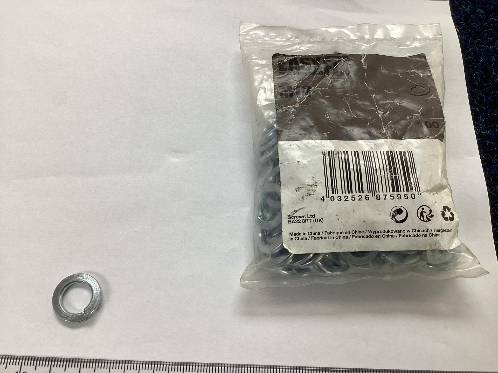 SPLITRINGWASHERSM10X2.2MM SPLIT RING WASHERS M10 X 2.2MM