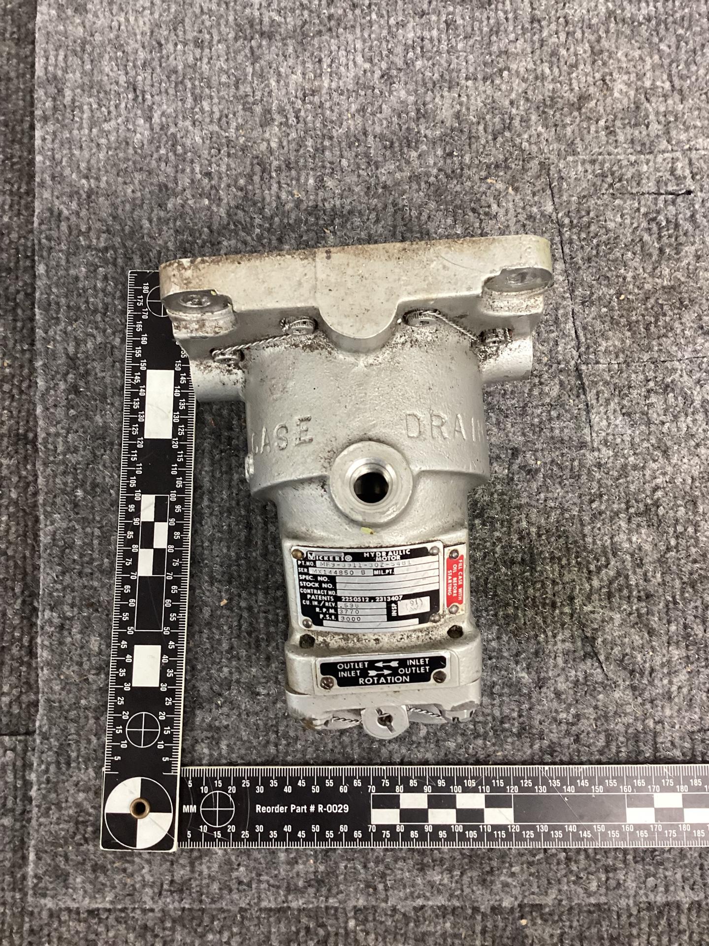 MF9-3911-30ZS481 MOTOR;HYDRAULIC