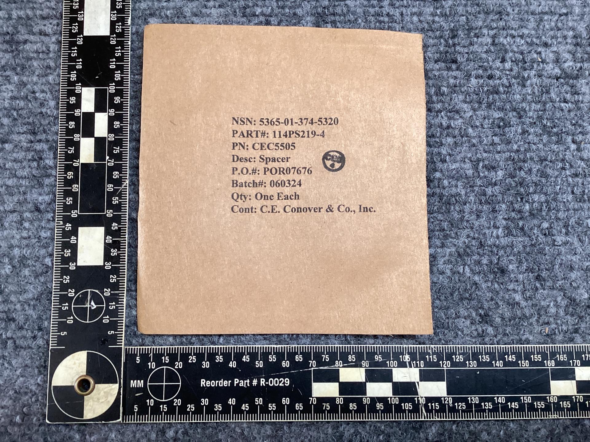 114PS219-4 RING SPACER