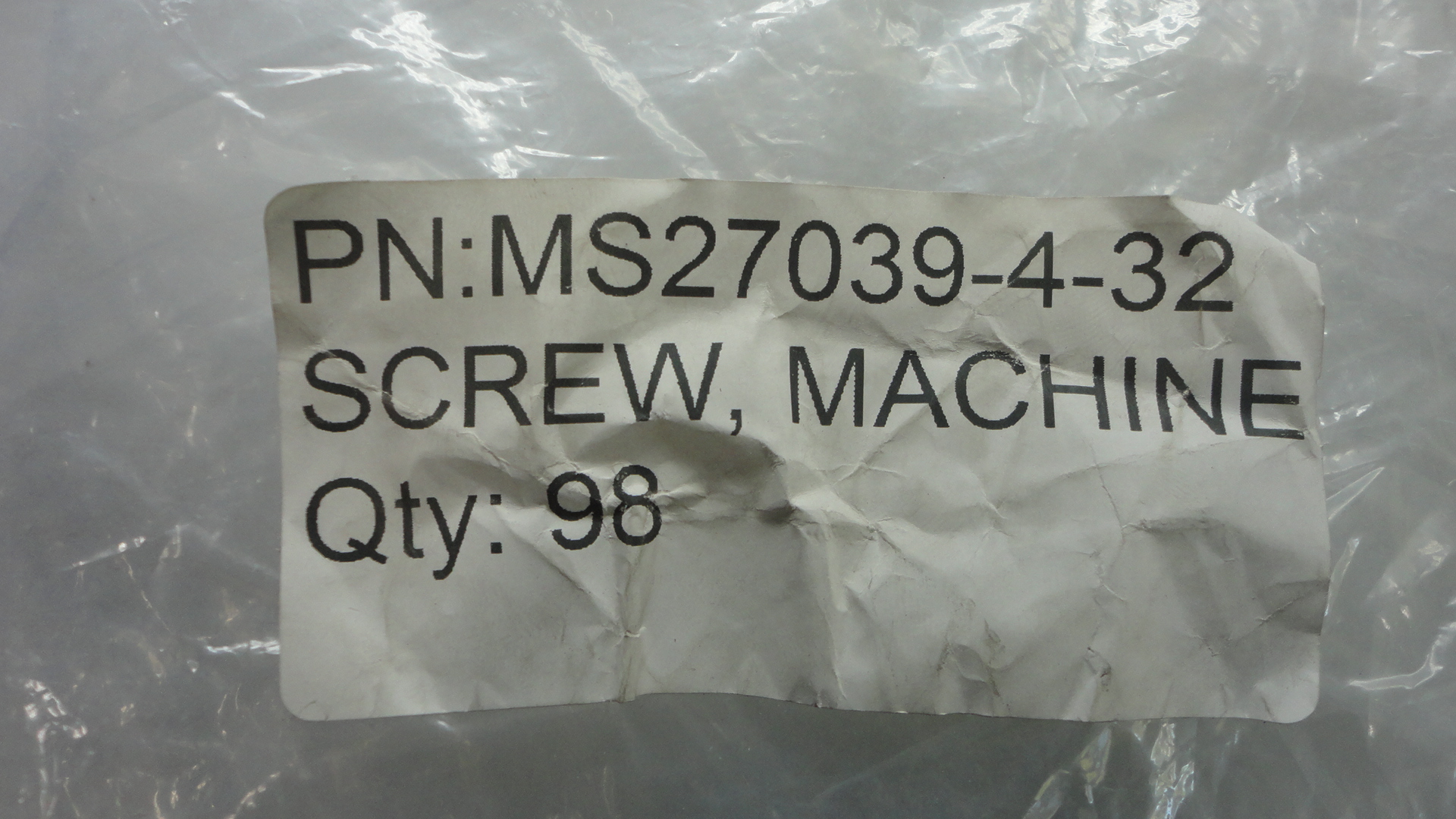 MS27039-4-32 FSTP SCREW