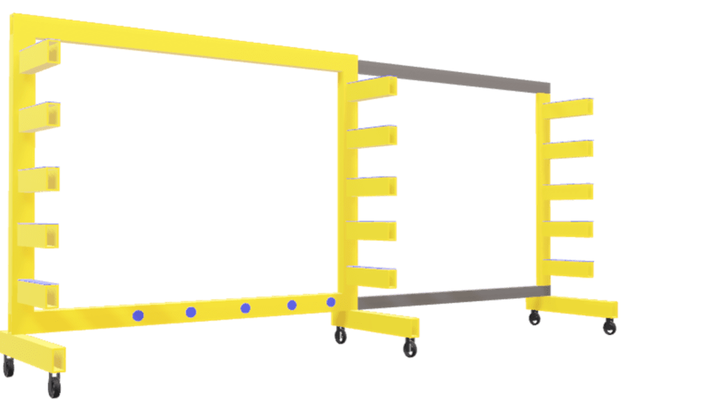 Telescopic Helicopter Blade Rack Telescopic Helicopter Blade Rack