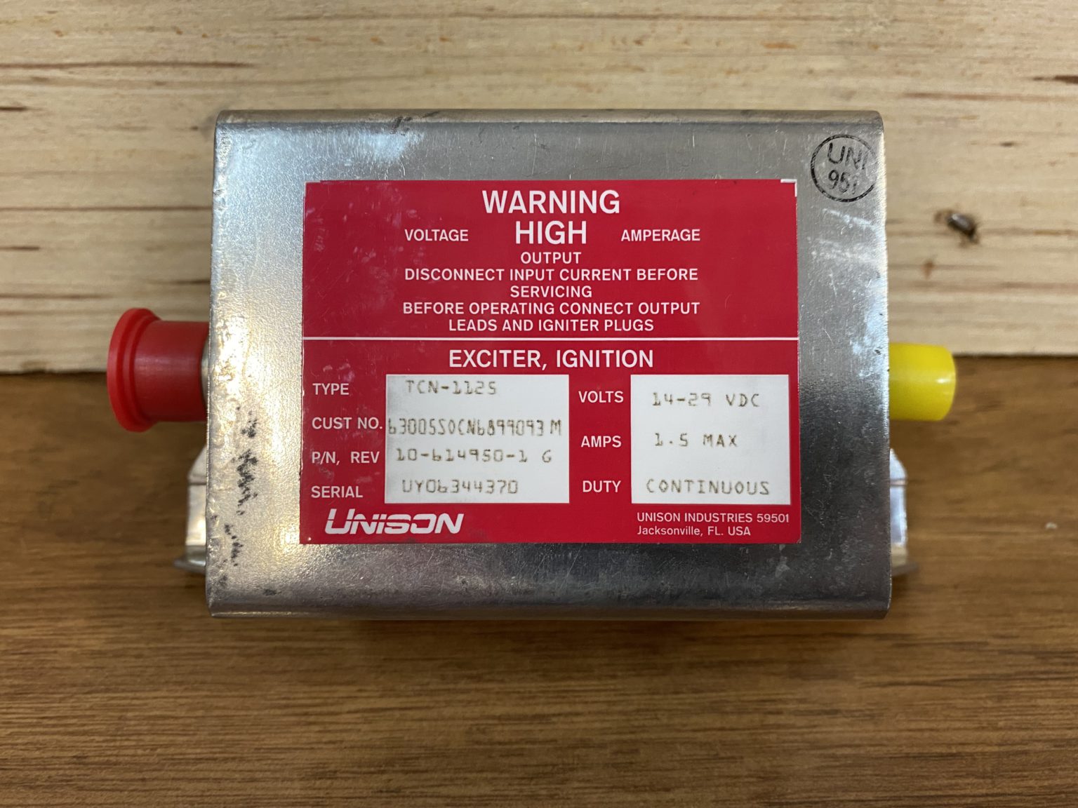 M250 Ignition Exciter (PN 6899093) Air & Ground Aviation