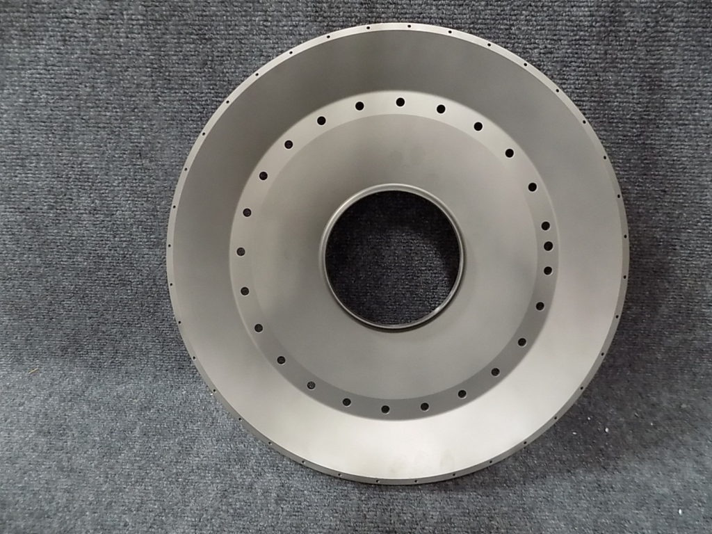 aa28309f54a5df8a63dde93b33b221195dc612e4ec02d6c7e38e6bdef2a93e31 Turbine Guide Vane Seal Support, T-56, Rolls Royce