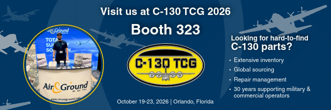 TCG 2026 - Air and Ground Booth 323 Air & Ground Booth 323 at C-130 TCG 2026